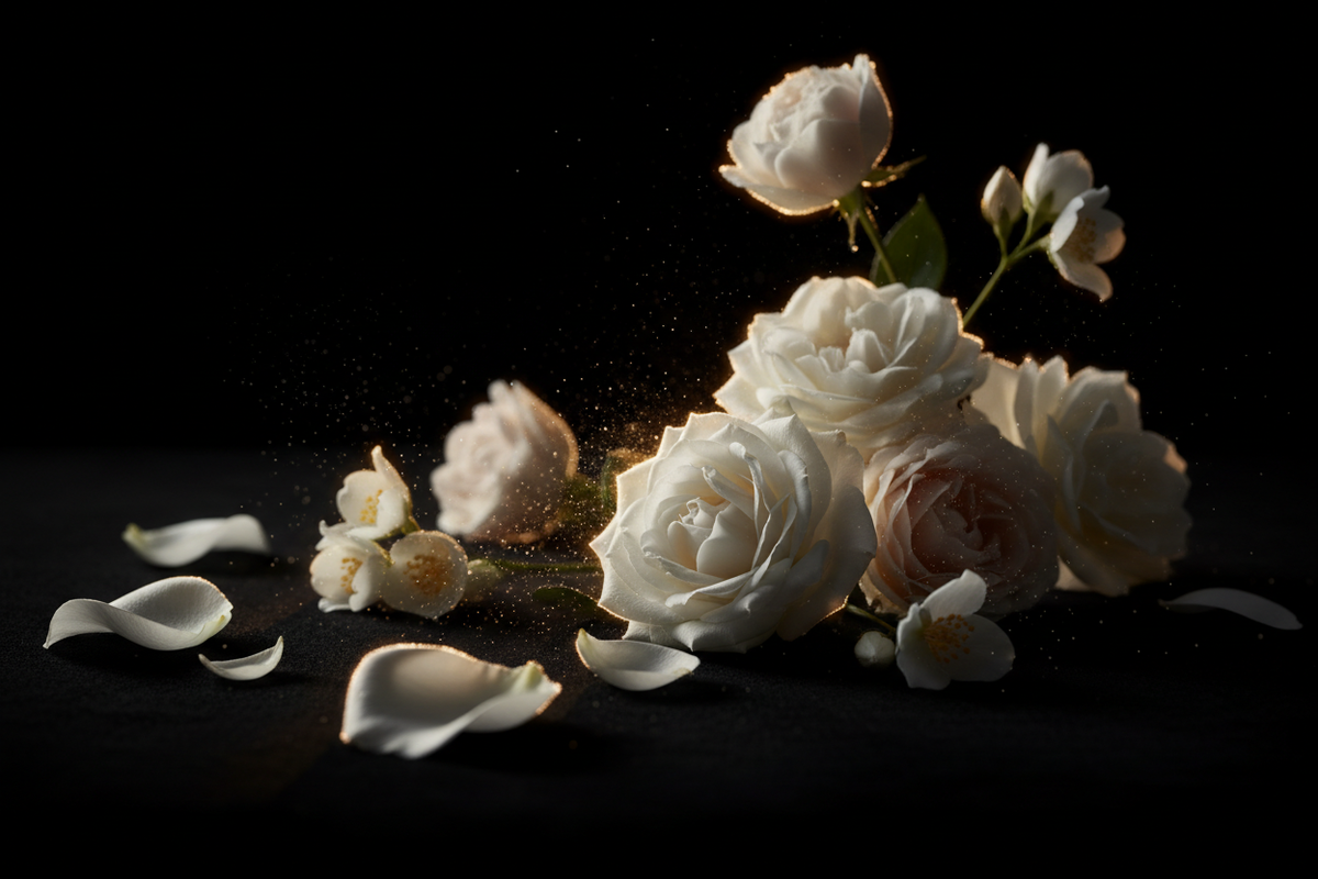 Floral banner